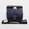 Chanel Blue Calfskin In The Mix Single Flap Bag - Blue Spinach