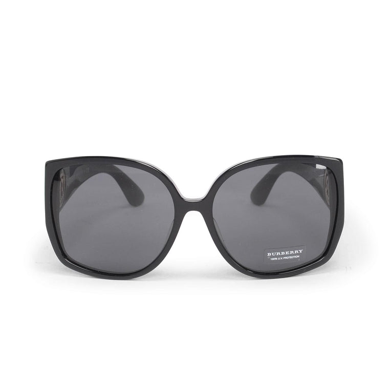 Burberry Black Large Square Sunglasses