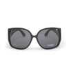 Burberry Black Large Square Sunglasses - Blue Spinach