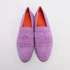 Hermes Lilac Suede Royal Loafers 39 - Blue Spinach