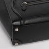 Celine Black Drummed Calfskin Macro Luggage Tote - Blue Spinach