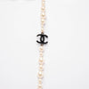 Chanel Black & White Pearl CC Long Necklace - Blue Spinach