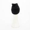 Chanel Black Cashmere Beanie with Removable CC Brooch - Blue Spinach