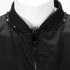 Valentino Black Nylon Rockstud Bomber Jacket IT 48 - Blue Spinach