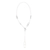 Hermes Silver Ever Chaine D'Ancre Long Necklace - Blue Spinach