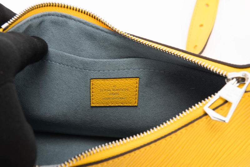 Louis Vuitton Yellow Epi Leather Marelle Bag - Blue Spinach