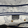 Dior White Around The World Saddle Bag - Blue Spinach