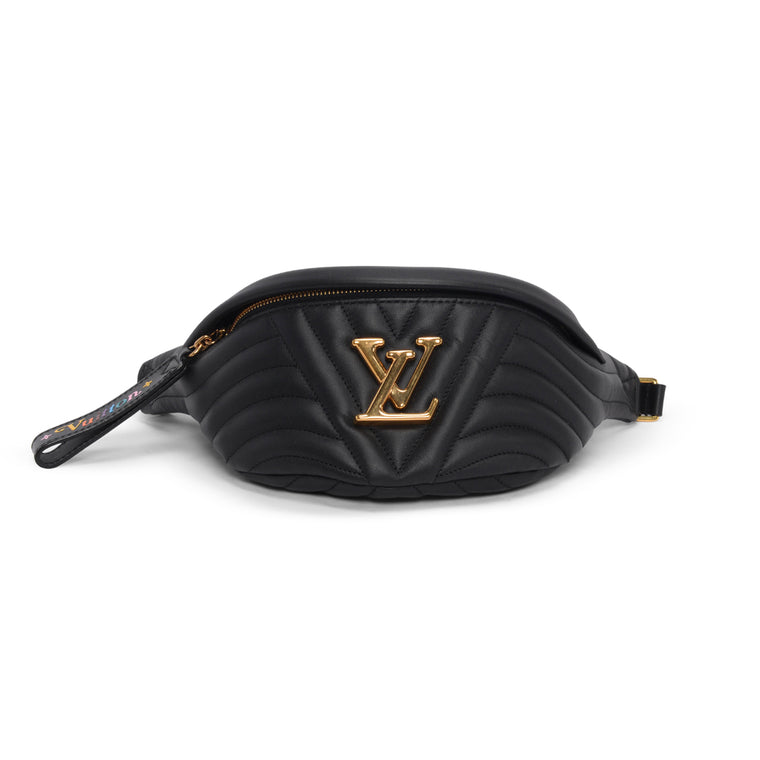 Louis Vuitton Black Quilted Calfskin New Wave Bumbag