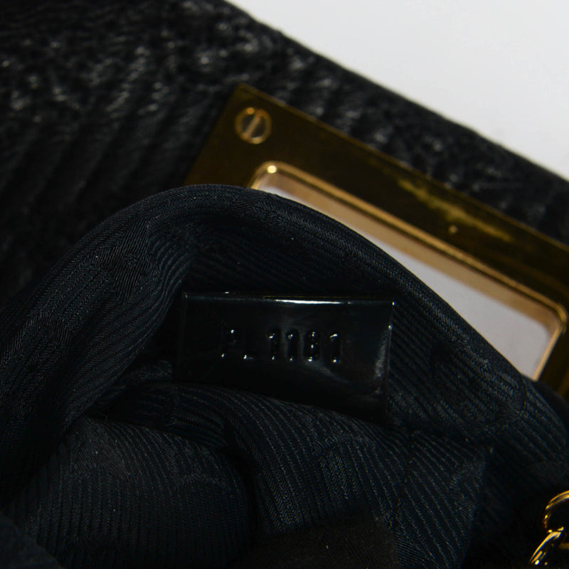 Louis Vuitton Black Monogram Motard Altair Clutch - Blue Spinach