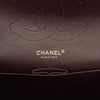 Chanel Black Quilted Caviar Large Classic Flap Bag - Blue Spinach