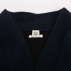 Hermes Navy & Black Cashmere Medor Button Cardigan FR 38 - Blue Spinach