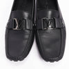 Louis Vuitton Black Calfskin Monte Carlo Mocassins 8.5 - Blue Spinach