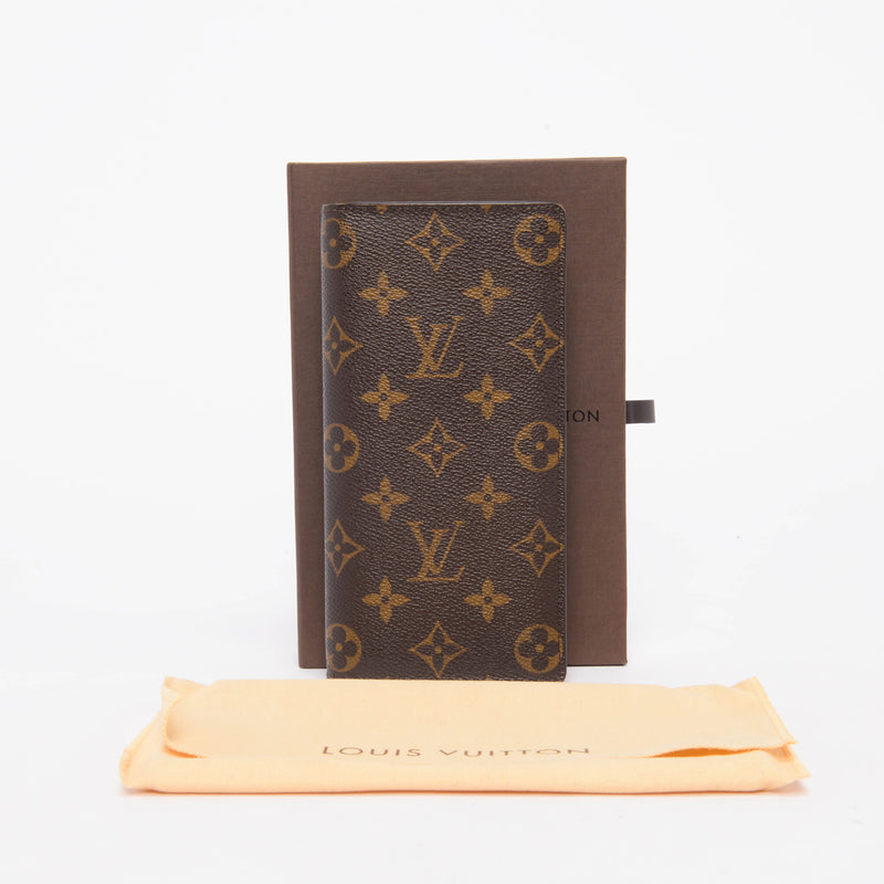 Louis Vuitton Monogram Brazza Wallet - Blue Spinach