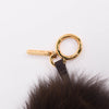 Fendi Chocolate Fur Pom Pom Bag Charm - Blue Spinach