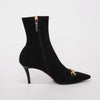 Gucci Black Fabric Zumi Sock Boots 39.5 - Blue Spinach