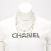 Chanel Aquamarine Crystal & Pearl Long Necklace - Blue Spinach