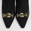 Gucci Black Fabric Zumi Sock Boots 39.5 - Blue Spinach