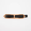 Hermes Black & Gold Roulis Reversible Belt 13mm - Blue Spinach