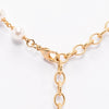 Chanel Gold Tone Pearl & Crystal Coco Charm Choker Necklace - Blue Spinach