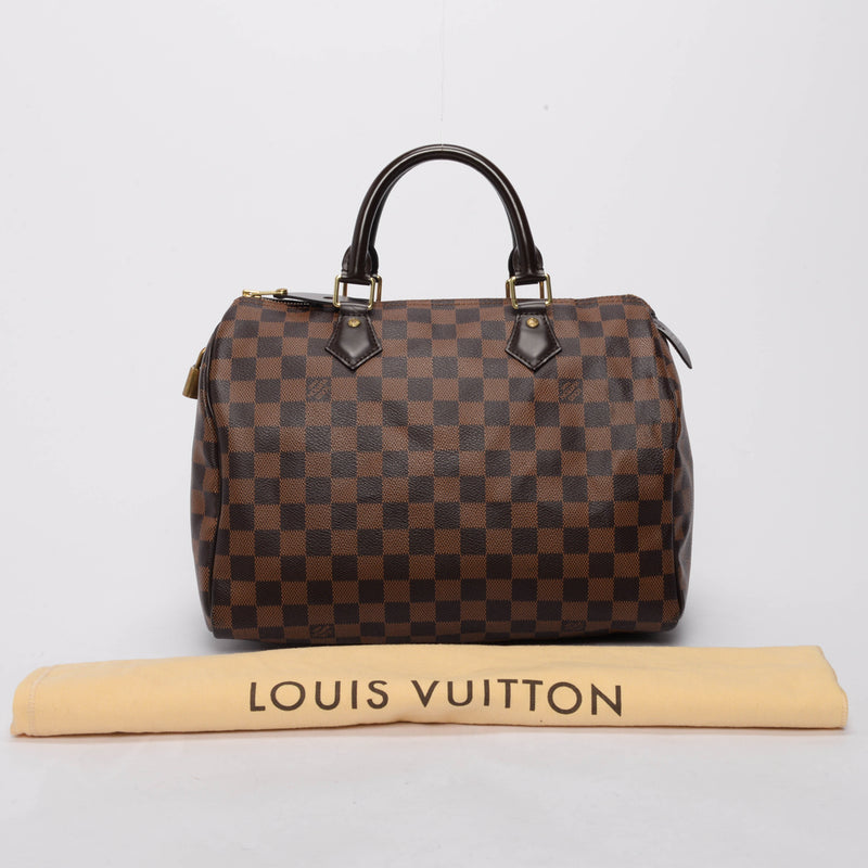 Louis Vuitton Damier Ebene Speedy 30 - Blue Spinach