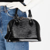 Louis Vuitton Black Electric Epi Alma BB - Blue Spinach