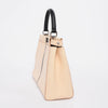 Fendi Beige & Black Water Snakeskin Medium Iconic Peekaboo - Blue Spinach