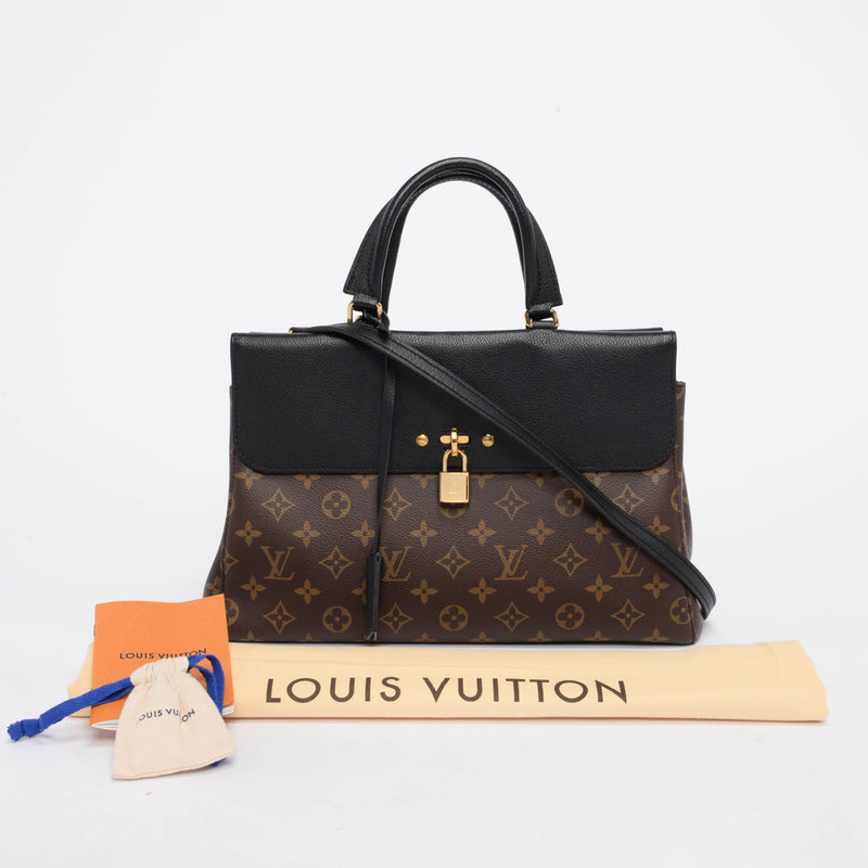 Louis Vuitton Black Monogram Venus Bag - Blue Spinach