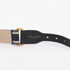 Dior Blue Embroidered Canvas Logo Belt - Blue Spinach