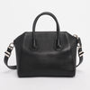 Givenchy Black Sugar Goatskin Small Antigona - Blue Spinach