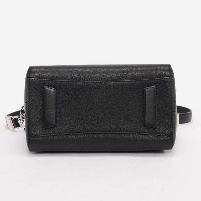 Givenchy Black Sugar Goatskin Small Antigona - Blue Spinach