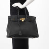 Hermes Black Togo Birkin 35 GHW - Blue Spinach