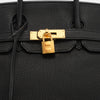 Hermes Black Togo Birkin 35 GHW - Blue Spinach