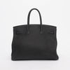 Hermes Black Togo Birkin 35 GHW - Blue Spinach