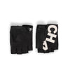 Chanel Black Lambskin Fingerless CHANEL Gloves - Blue Spinach