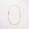 Chanel Gold Multi Colour Enamel CC Chanel Necklace - Blue Spinach