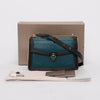 Bulgari Tri-Colour Nappa Diamond Blast Serpenti Forever Bag - Blue Spinach