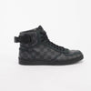 Louis Vuitton Damier Graphite Rivoli High Top Sneakers 8.5 - Blue Spinach