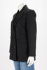 Zimmermann Black Wool Blend Tama Tailored Blazer AU 2 - Blue Spinach