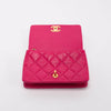 Chanel Fuchsia Quilted Lambskin On And On Chain Bag - Blue Spinach