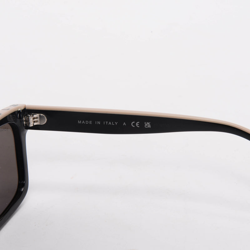 Chanel Black Wayfarer Sunglasses - Blue Spinach