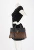 Louis Vuitton Black Monogram Venus Bag - Blue Spinach