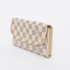 Louis Vuitton Damier Azur Emilie Wallet - Blue Spinach