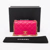 Chanel Fuchsia Quilted Lambskin On And On Chain Bag - Blue Spinach