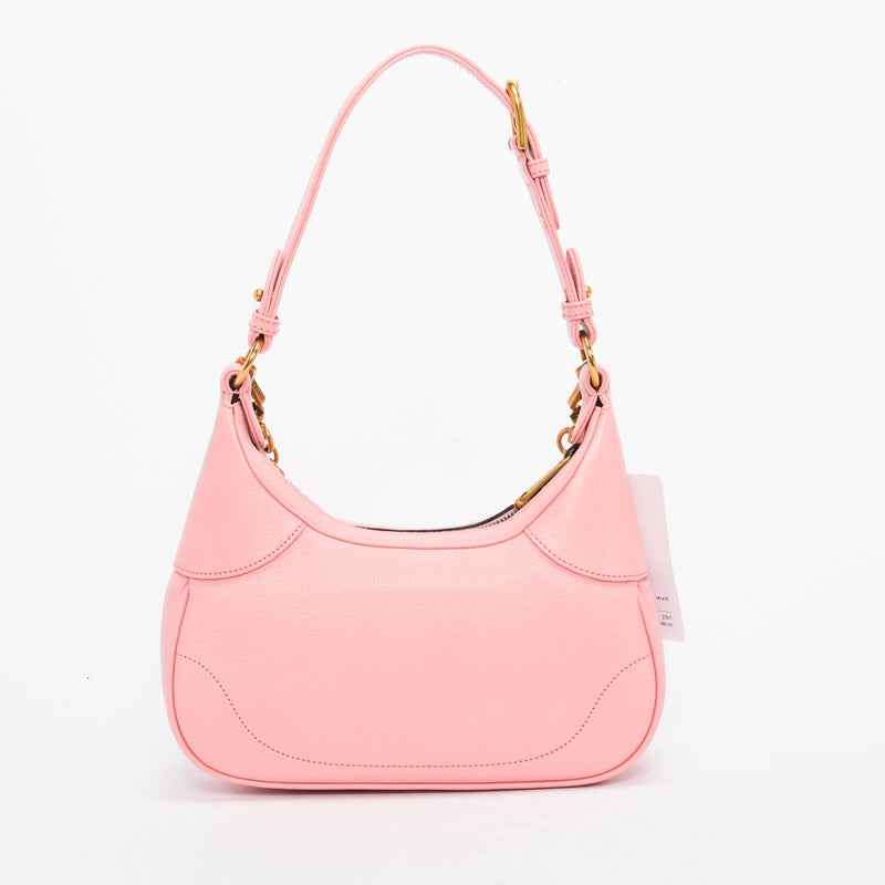 Gucci Pink Calfskin Small Aphrodite Shoulder Bag - Blue Spinach