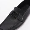 Louis Vuitton Black Calfskin Monte Carlo Mocassins 8.5 - Blue Spinach