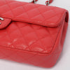 Chanel Red Caviar Leather East West Flap Bag - Blue Spinach