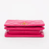 Chanel Fuchsia Quilted Lambskin On And On Chain Bag - Blue Spinach