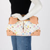 Louis Vuitton White Multicolore Monogram Judy MM Clutch - Blue Spinach