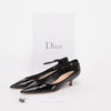 Dior Black Patent D-Strap Pumps 39.5 - Blue Spinach