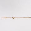 Louis Vuitton Gold Tone Essential V Bracelet - Blue Spinach